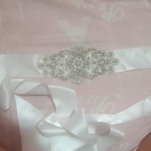 Goes over wedding dress